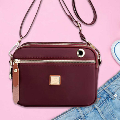 Γυναικείες τσάντες ώμου Αδιάβροχες νάιλον τσάντες αγγελιαφόρου Fashionalbe Casual μονόχρωμες ελαφριές τσάντες αγορών ταξιδιού γραφείου