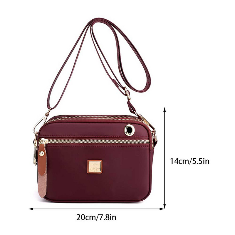 Γυναικείες τσάντες ώμου Αδιάβροχες νάιλον τσάντες αγγελιαφόρου Fashionalbe Casual μονόχρωμες ελαφριές τσάντες αγορών ταξιδιού γραφείου