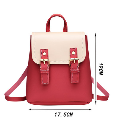 Geantă de umăr din piele PU de modă pentru femei, rucsac ocazional de călătorie, genți de mână de mare capacitate pentru studenți, 2023