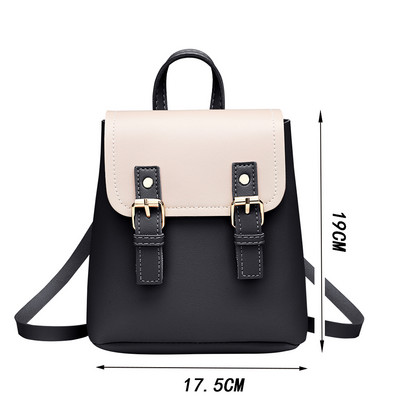 Geantă de umăr din piele PU de modă pentru femei, rucsac ocazional de călătorie, genți de mână de mare capacitate pentru studenți, 2023