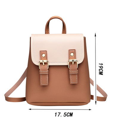 Geantă de umăr din piele PU de modă pentru femei, rucsac ocazional de călătorie, genți de mână de mare capacitate pentru studenți, 2023