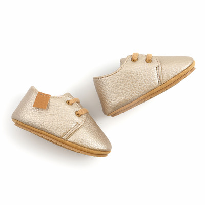 Παπούτσια για νεογέννητα Βρεφικά παπούτσια για αγόρια για κορίτσια Κλασική δερμάτινη σόλα από καουτσούκ Αντιολισθητική σόλα για νήπια First Walkers Βρεφικά παπούτσια για κορίτσια Μοκασίνια