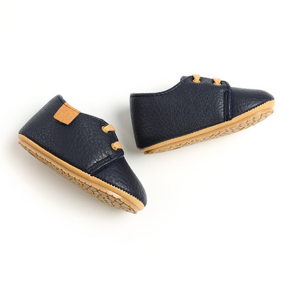 Παπούτσια για νεογέννητα Βρεφικά παπούτσια για αγόρια για κορίτσια Κλασική δερμάτινη σόλα από καουτσούκ Αντιολισθητική σόλα για νήπια First Walkers Βρεφικά παπούτσια για κορίτσια Μοκασίνια