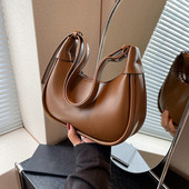 Γυναικείες Hobos Sac τσάντες ώμου από μαλακό δέρμα 2023 για γυναικείες πολυτελείς τσάντες και τσάντες Half Moon