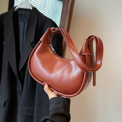 Γυναικείες Hobos Sac τσάντες ώμου από μαλακό δέρμα 2023 για γυναικείες πολυτελείς τσάντες και τσάντες Half Moon