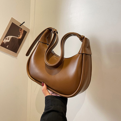 Γυναικείες Hobos Sac τσάντες ώμου από μαλακό δέρμα 2023 για γυναικείες πολυτελείς τσάντες και τσάντες Half Moon