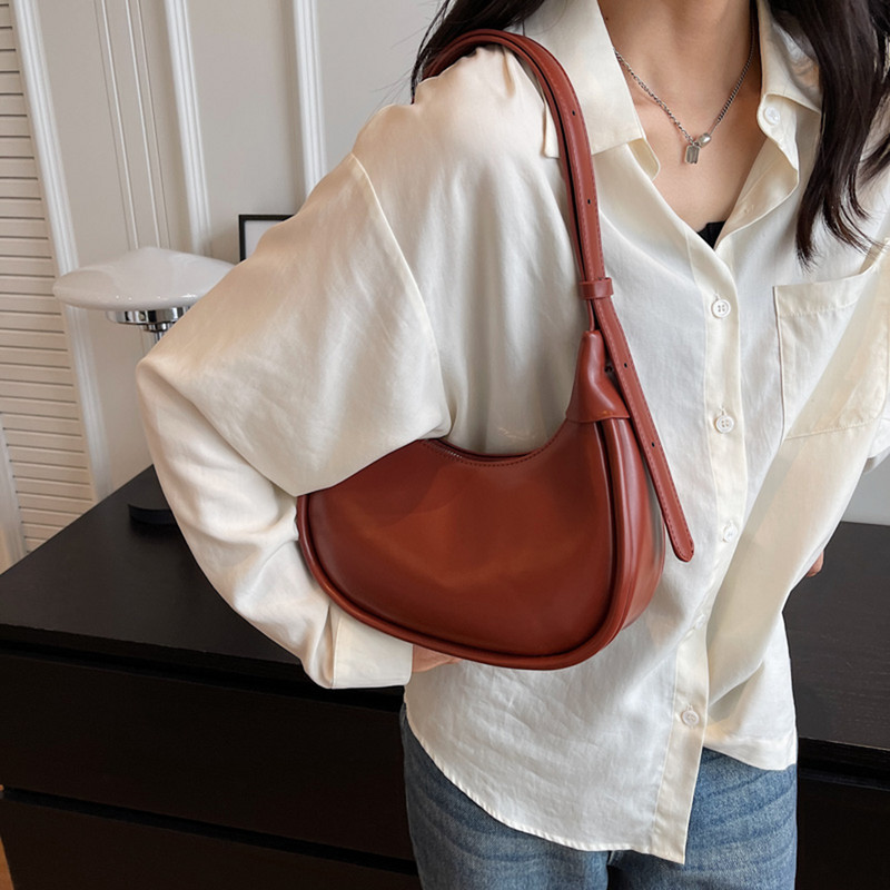 Γυναικείες Hobos Sac τσάντες ώμου από μαλακό δέρμα 2023 για γυναικείες πολυτελείς τσάντες και τσάντες Half Moon