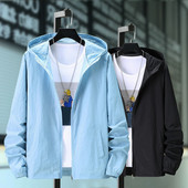 Jachetă nouă pentru bărbați, primăvară, toamnă, ocazională, cu fermoar, hanorace, rezistentă la vânt, pulover în aer liber, îmbrăcăminte sportivă