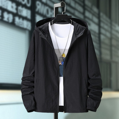 Jachetă nouă pentru bărbați, primăvară, toamnă, ocazională, cu fermoar, hanorace, rezistentă la vânt, pulover în aer liber, îmbrăcăminte sportivă