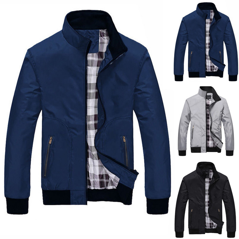 Jachete de iarnă pentru bărbați înalți iarnă pentru bărbați mari Jachetă Culoare pentru bărbați de toamnă cu fermoar paltoane pentru bărbați paltoane jachete pentru bărbați