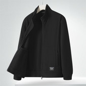 Muška odjeća Sport Maslinasta Muška jakna Muška jakna Proljeće Jesen Retro Jakna s džepovima za posao Izolirana za slobodno vrijeme Muškarci za jakne s patentnim zatvaračem