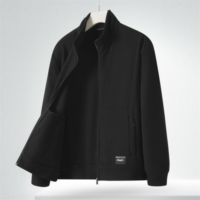 Muška odjeća Sport Maslinasta Muška jakna Muška jakna Proljeće Jesen Retro Jakna s džepovima za posao Izolirana za slobodno vrijeme Muškarci za jakne s patentnim zatvaračem