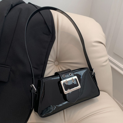 Kabelka Y2K Vintage Kórejská ležérna strieborná malá štvorcová kabelka cez rameno do podpazušia Dámske tašky Tote Kabelky Hobo Kabelky Crossbody