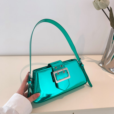 Kabelka Y2K Vintage Kórejská ležérna strieborná malá štvorcová kabelka cez rameno do podpazušia Dámske tašky Tote Kabelky Hobo Kabelky Crossbody