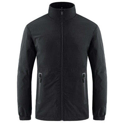 Zimske jakne za muškarce Kaputi korejski za zimu Muškarci jednobojni top na otvorenom muški prozračni topli muški kaput dvostruki kaputi