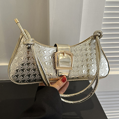 Geantă Messenger, solidă, elegantă, genți ghiozdan, genți pentru femei, geantă cu jumătate de lună, 2023, geantă de mână moale, genți de umăr strălucitoare