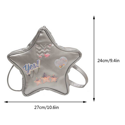 Γυναικεία 2023 Κορέα Φθινοπωρινές Χειμερινές Μίνι Αλυσίδες Γυναικεία Student Oil Wax Δερμάτινη τσάντα ώμου Μαύρη&Ασημί μασίφ σακίδια πλάτης