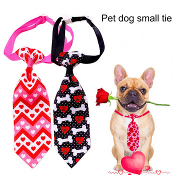Κομψό Flower Bone με στάμπα για σκύλους Αξεσουάρ για Pet Tie Mix Color Dress Up