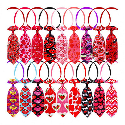 Κομψό Flower Bone με στάμπα για σκύλους Αξεσουάρ για Pet Tie Mix Color Dress Up