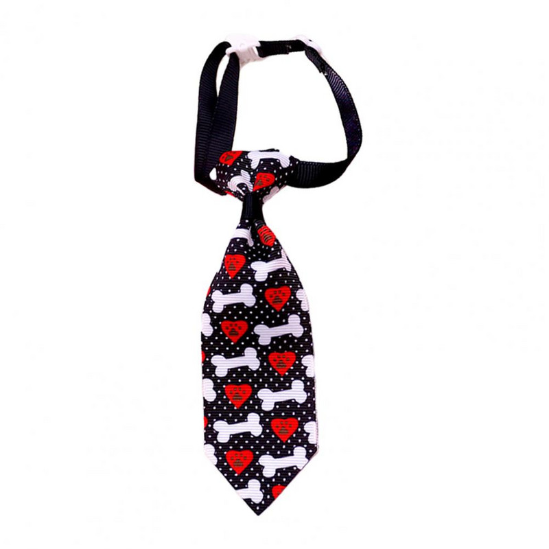 Κομψό Flower Bone με στάμπα για σκύλους Αξεσουάρ για Pet Tie Mix Color Dress Up