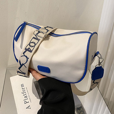 Ženska torba za preko ramena Clash of Colour PU jastučna torba za rame Podesiva naramenica Kurirska torba Ženska torba za ležerne kupnje