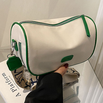 Ženska torba za preko ramena Clash of Colour PU jastučna torba za rame Podesiva naramenica Kurirska torba Ženska torba za ležerne kupnje