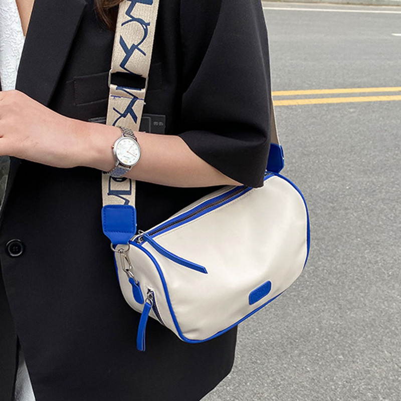 Ženska torba za preko ramena Clash of Colour PU jastučna torba za rame Podesiva naramenica Kurirska torba Ženska torba za ležerne kupnje