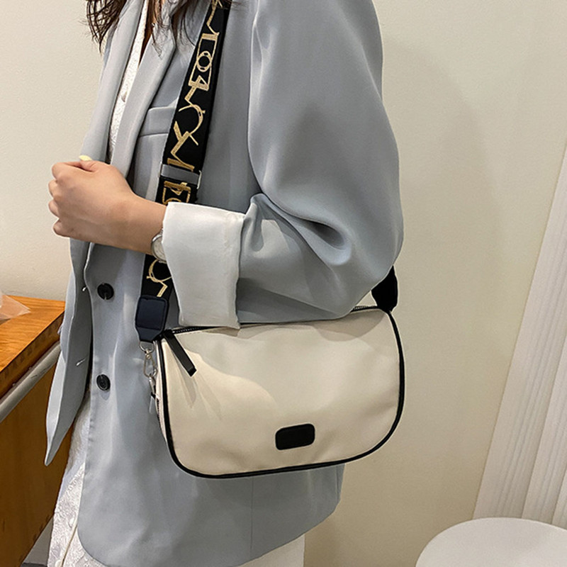 Ženska torba za preko ramena Clash of Colour PU jastučna torba za rame Podesiva naramenica Kurirska torba Ženska torba za ležerne kupnje