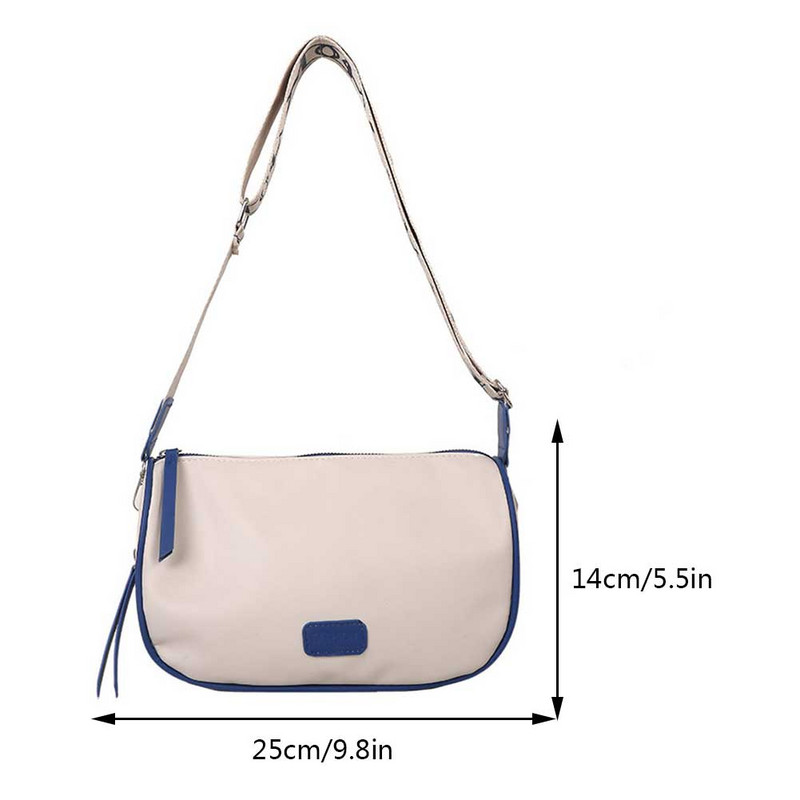 Ženska torba za preko ramena Clash of Colour PU jastučna torba za rame Podesiva naramenica Kurirska torba Ženska torba za ležerne kupnje
