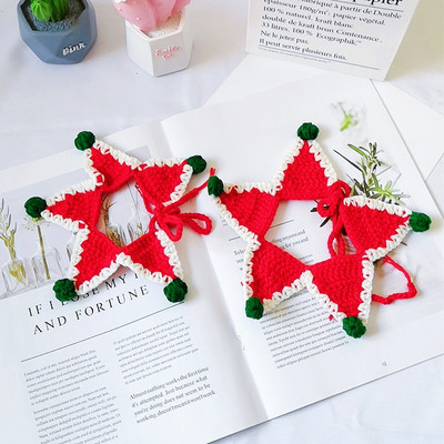 Ρυθμιζόμενο χριστουγεννιάτικο πλεκτό λαιμό για κατοικίδια, μαλακό χαριτωμένο μάλλινο γιακά κασκόλ για στολίδια για γάτες Αξεσουάρ Φεστιβάλ