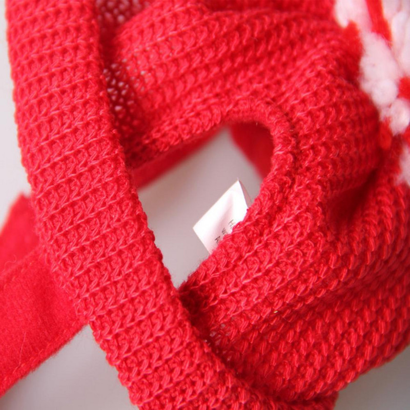 Potrepštine za kućne ljubimce Pas Mačka Štene Božićni blagdani Mačići Probušena vunena kapa Dekoracija