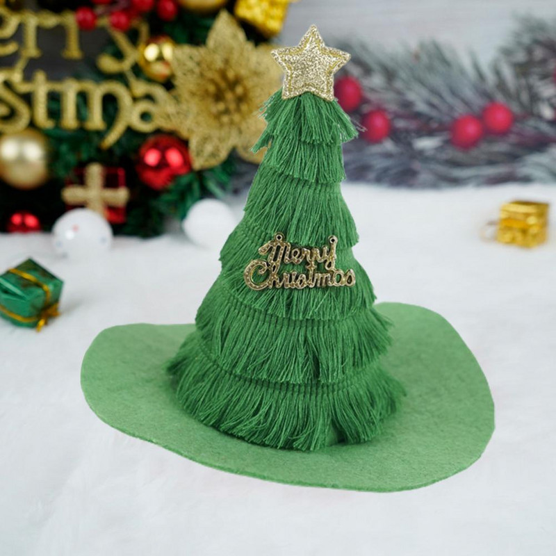 Βελτιώστε την ατμόσφαιρα χωρίς οσμή Κάλυμμα κεφαλής για πάρτι για σκύλους γάτα Καπέλα Χριστουγέννων για κατοικίδια