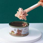 Ανοιχτήρι βάζας για γάτες Τετράγωνο κουτάλι κεφάλι για κατοικίδια Κουτάλι από κονσέρβα Σπάτουλα τροφής για κατοικίδια Κουτάλι ανάμειξης υγρής τροφής