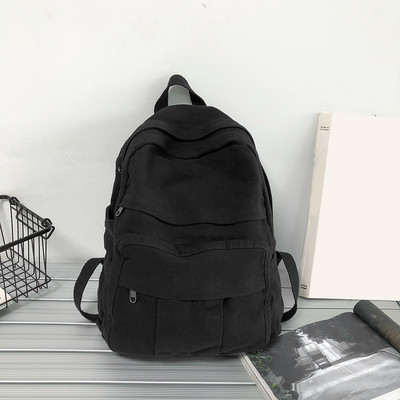 Vintage γυναικεία σακίδια πλάτης Πανεπιστημιακής φοιτητικής γυναικείας τσάντα φορητού υπολογιστή κορίτσι Harajuku μόδα Νέο σακίδιο ταξιδιού μονόχρωμο σακίδιο