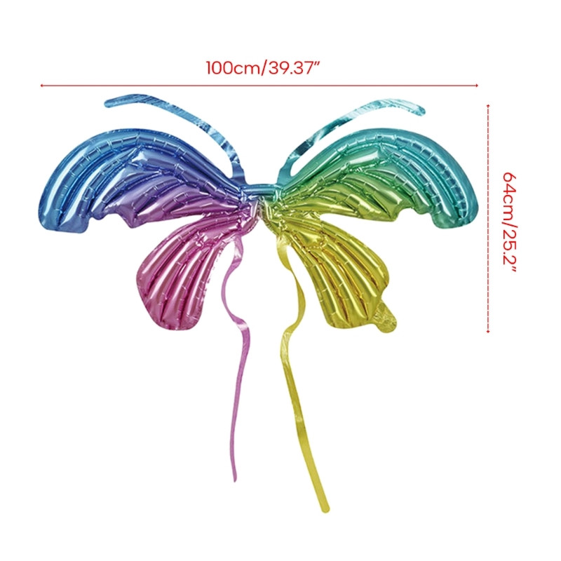 Kassihaldja tiib liblika õhupalli Halloweeni kostüümi tiib teeäärsetele kabiinidele õhupalli tiib täispuhutavad õhupalli fotorekvisiidid