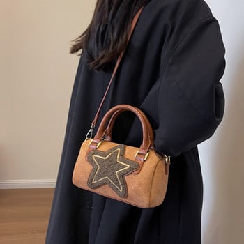 Дамска чанта Star Crossbody Универсална чанта Star Satchel Ежедневна чанта с горна дръжка Модерна есенна чанта Shopper