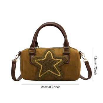 Дамска чанта Star Crossbody Универсална чанта Star Satchel Ежедневна чанта с горна дръжка Модерна есенна чанта Shopper