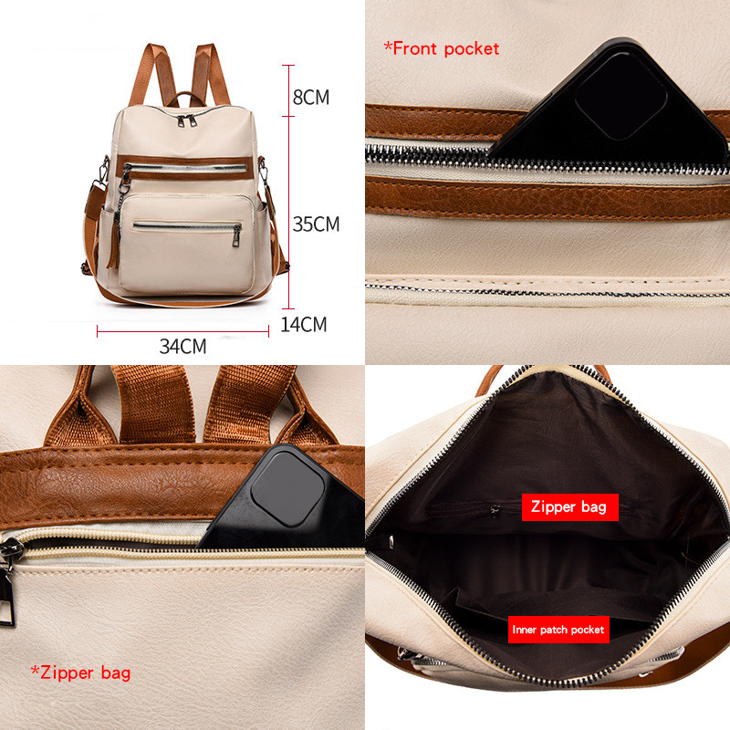 Υψηλής ποιότητας γυναικείο ανδρικό σακίδιο πλάτης Μαλακό δέρμα Ανδρικά σακίδια πλάτης Κορίτσι Πολυτελής σχεδιαστής πλάτης Τσάντα Laptop Τσάντα ταξιδιού μεγάλης χωρητικότητας