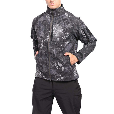 Îmbrăcăminte pentru bărbați Toamnă bărbați Jachete de iarnă Mark Paltoane cu uscare rapidă Cămașă cu fermoar moale Jachetă caldă Uzură solidă - Bărbați