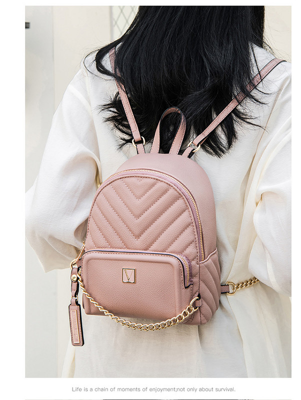 Žene Djevojke Ženski ruksak Mala putna školska torba za rame PU kožni ruksak VS