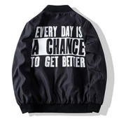 Ανδρικά Ρούχα Ανδρικά Μεγάλα Παλτό Επιστολή Χαλαρό φερμουάρ Stcollar 4'S Τσέπη με στάμπα Ελαφρύ παλτό Χειμερινό μπουφάν Παλτό Fleece Ανδρικά εφηβικά