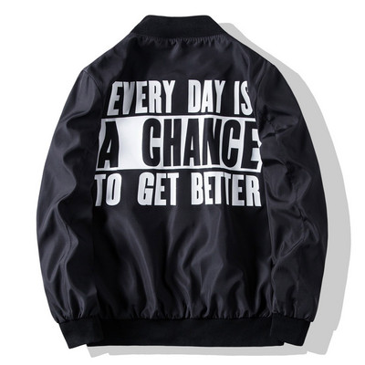 Ανδρικά Ρούχα Ανδρικά Μεγάλα Παλτό Επιστολή Χαλαρό φερμουάρ Stcollar 4'S Τσέπη με στάμπα Ελαφρύ παλτό Χειμερινό μπουφάν Παλτό Fleece Ανδρικά εφηβικά