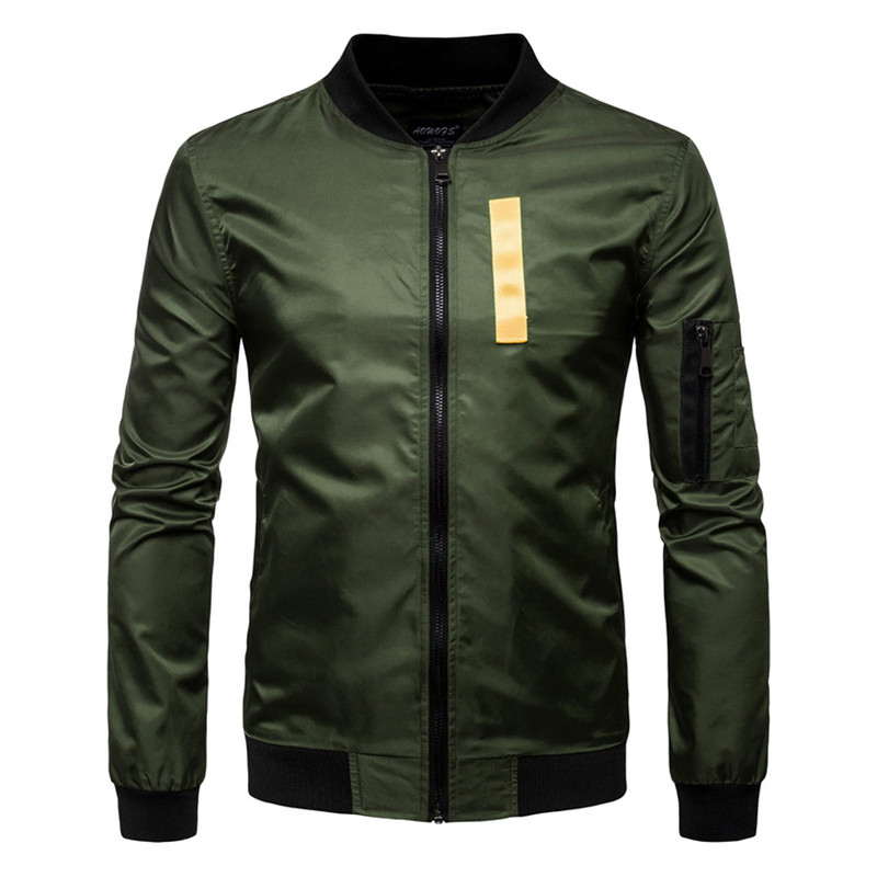 Ανδρικά ρούχα Λεπτό ανδρικό φερμουάρ Stcollar Jacket Jacket Jacket Fly μακρύ παλτό παλτό με φερμουάρ Κουκούλα μανίκι Fleece Ανδρικό μπουφάν