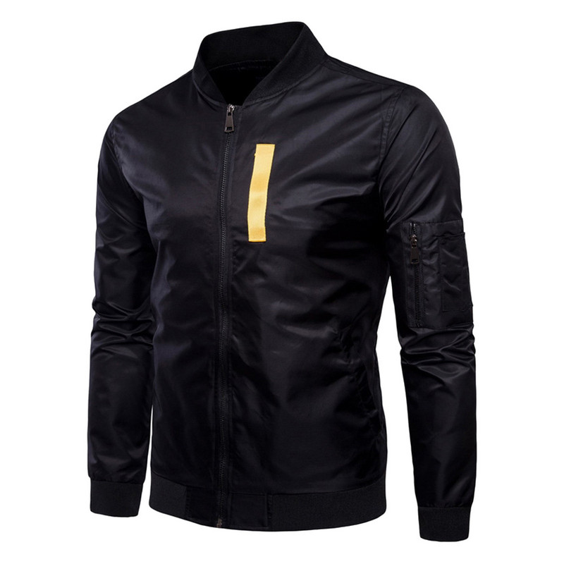 Ανδρικά ρούχα Λεπτό ανδρικό φερμουάρ Stcollar Jacket Jacket Jacket Fly μακρύ παλτό παλτό με φερμουάρ Κουκούλα μανίκι Fleece Ανδρικό μπουφάν