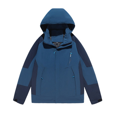 Ασορτί βρετανικό ανδρικό παλτό Πολυλειτουργικό μπουφάν πολλαπλών χρωμάτων αντιανεμικές τσέπες εξωτερικού χώρου Ζευγάρι με κουκούλα αδιάβροχο ανδρικό παλτό