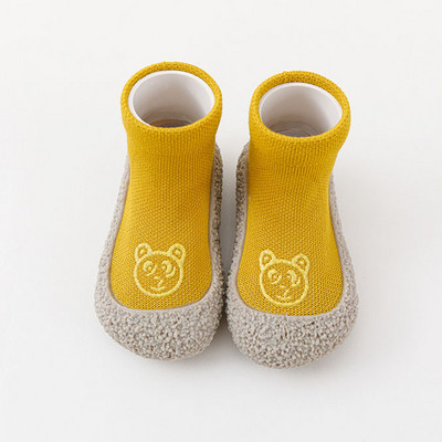Βρεφικά παπούτσια Παιδική σόλα από μαλακό καουτσούκ First Walkers Παιδικές κάλτσες Παπούτσια Αντιολισθητικές Κάλτσες δαπέδου Κάλτσες Παιδικές κάλτσες Παπούτσια 0-4 Y Boo Girl Booties
