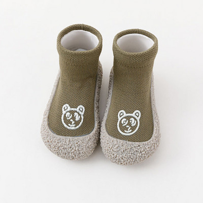 Βρεφικά παπούτσια Παιδική σόλα από μαλακό καουτσούκ First Walkers Παιδικές κάλτσες Παπούτσια Αντιολισθητικές Κάλτσες δαπέδου Κάλτσες Παιδικές κάλτσες Παπούτσια 0-4 Y Boo Girl Booties