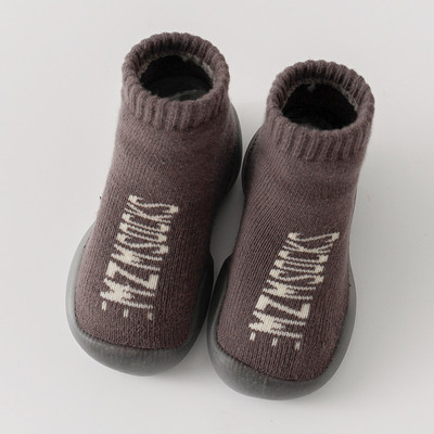 Βρεφικά παπούτσια Παιδική σόλα από μαλακό καουτσούκ First Walkers Παιδικές κάλτσες Παπούτσια Αντιολισθητικές Κάλτσες δαπέδου Κάλτσες Παιδικές κάλτσες Παπούτσια 0-4 Y Boo Girl Booties