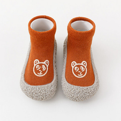 Βρεφικά παπούτσια Παιδική σόλα από μαλακό καουτσούκ First Walkers Παιδικές κάλτσες Παπούτσια Αντιολισθητικές Κάλτσες δαπέδου Κάλτσες Παιδικές κάλτσες Παπούτσια 0-4 Y Boo Girl Booties