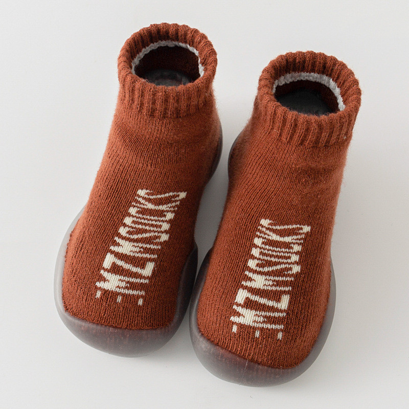 Βρεφικά παπούτσια Παιδική σόλα από μαλακό καουτσούκ First Walkers Παιδικές κάλτσες Παπούτσια Αντιολισθητικές Κάλτσες δαπέδου Κάλτσες Παιδικές κάλτσες Παπούτσια 0-4 Y Boo Girl Booties